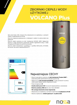 Noxa zbiornik c.w.u. Volcano Plus